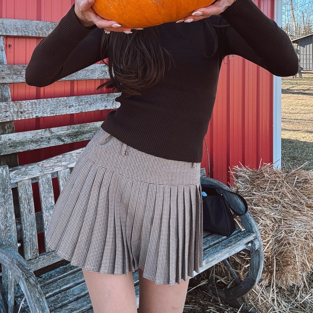 Princess Polly brown skirt